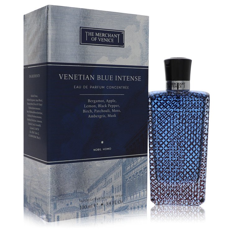 Venetian Blue Intense by The Merchant Of Venice Eau De Parfum Spray Concentree 3.4 oz Venetian Blue Intense by The Merchant Of Venice Eau De Parfum Spray Concentree 3.4 oz